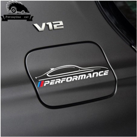 Sticker BMW chữ Performance Nurburgring miếng dán Decal Nắp Bình Xăng Xe Hơi ô tô Bmw 1 3 5 7 Series X3 X5 X6