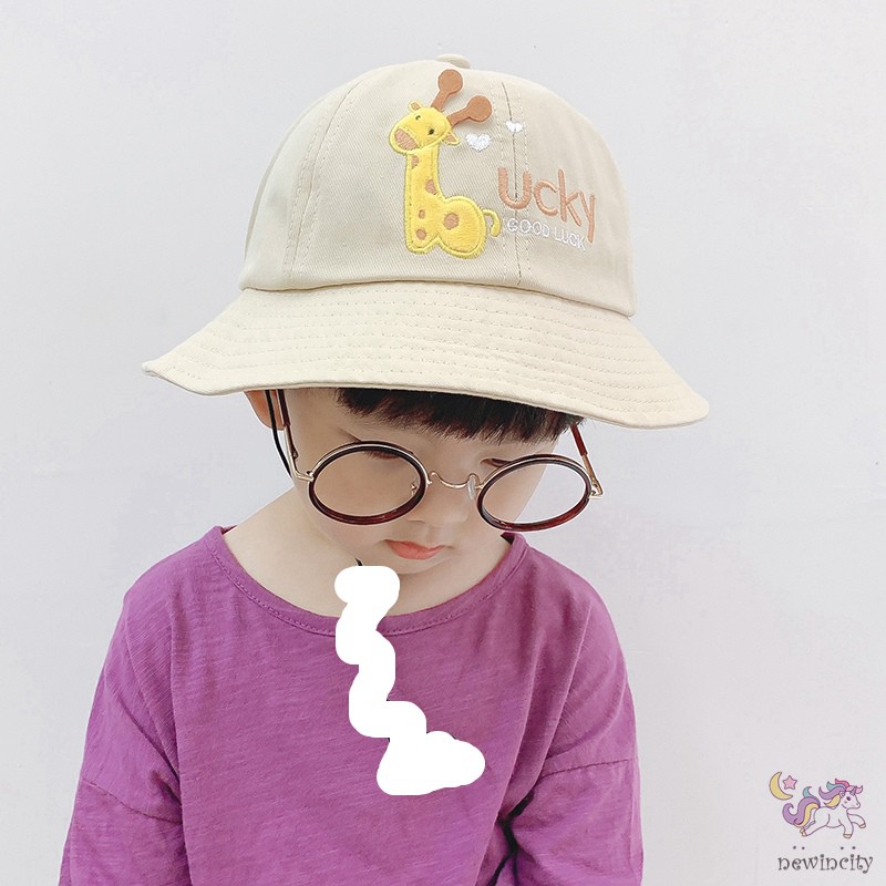 Nón tai bèo in hình hươu cao cổ đáng yêu cho bé