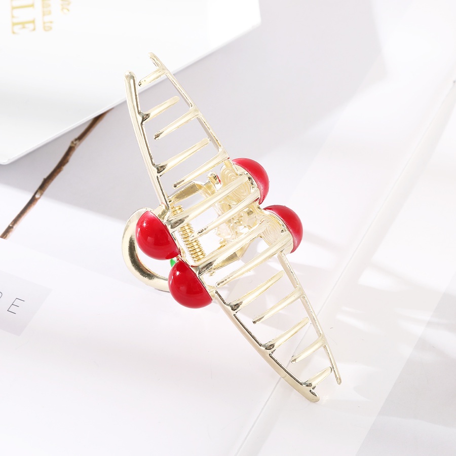 Kẹp Tóc Móng Vuốt Lớn Bằng Hợp Kim Hình Hoa Màu Vàng Thời Trang Hàn Quốc Cho Nữ