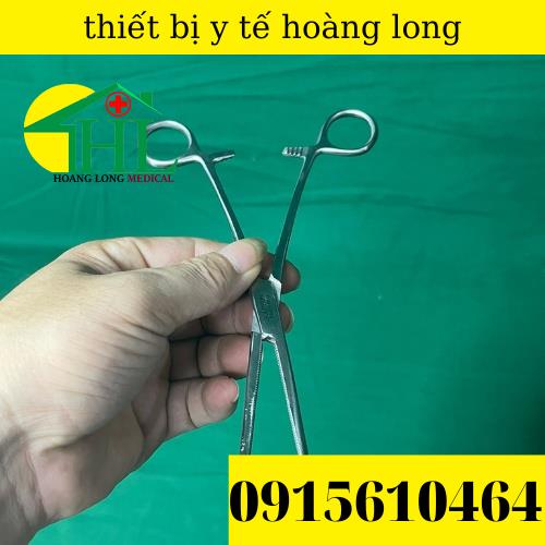 Panh Y Tế, Panh Gắp Phẫu Thuật, Pen Kẹp Y Tế, Panh Cong Không Mấu 20cm - Hàng Pakistan