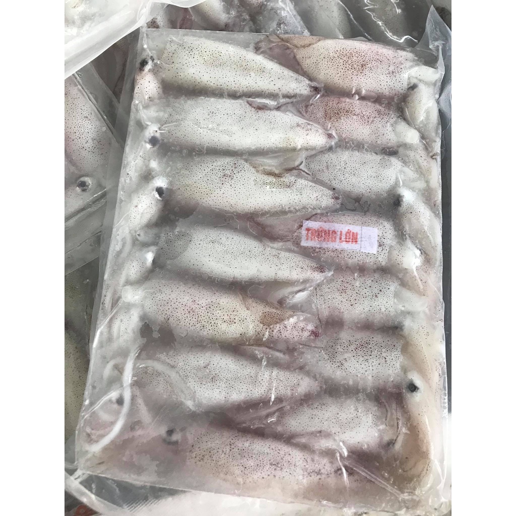 Mực trứng size to khay 1kg