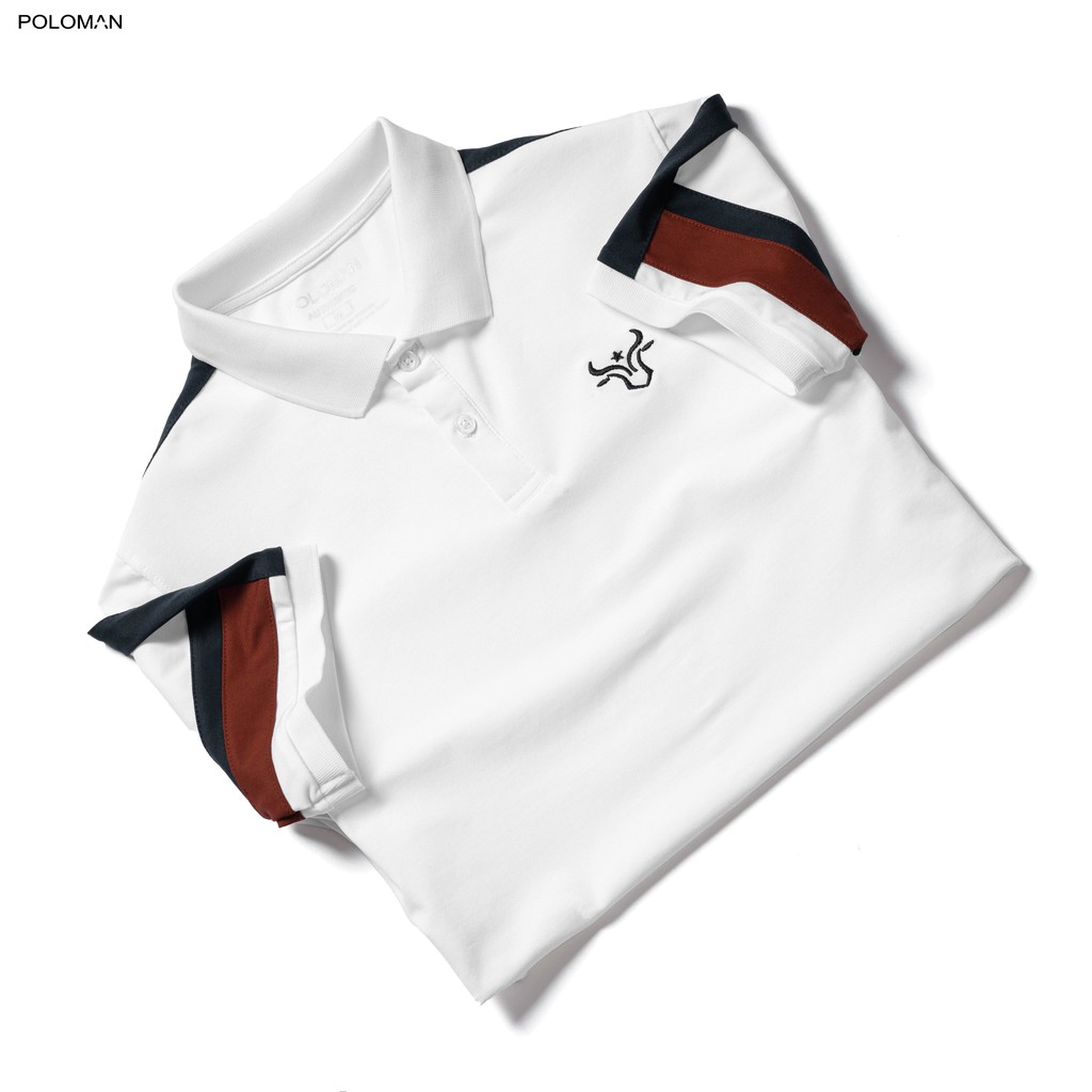 Áo Polo nam cổ bẻ phối TITUS vải cá sấu Cotton xuất xịn,chuẩn form,trẻ trung - thanh lịch - POLOMAN. | BigBuy360 - bigbuy360.vn
