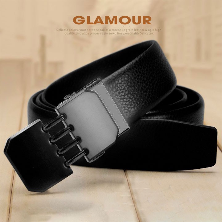 Thắt Lưng Nam Da Bò Glamour GL-10 Cao Cấp Style Korean