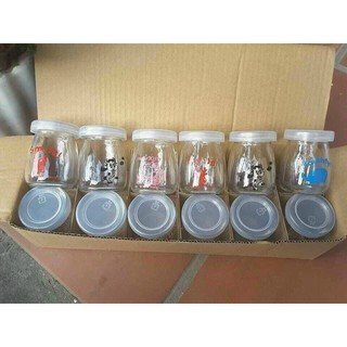 Bộ 12 hũ sữa chua thủy tinh