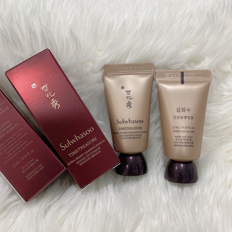 Sữa Rửa Mặt Sulwashoo Nhân Sâm Thông Đỏ 15ml date 2024