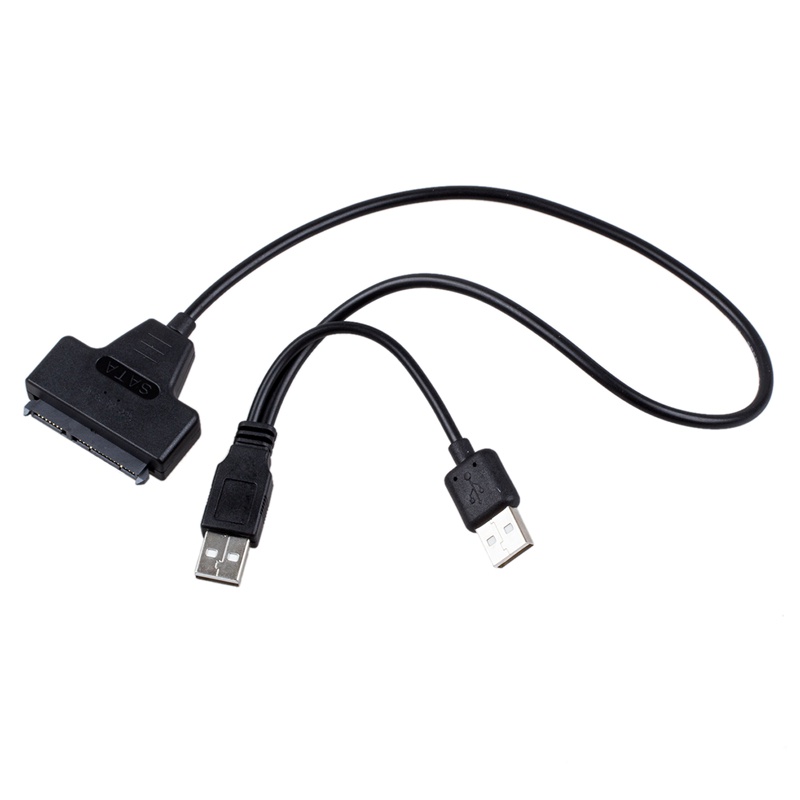 Cáp Chuyển Đổi Usb 2.0 Sang Sata Serial Ata 15 + 7 22p Cho Ổ Cứng 2.5 "Hdd Laptop