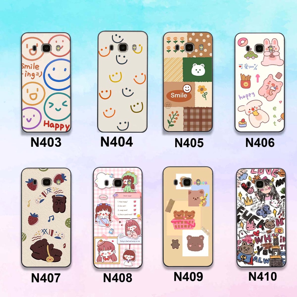Ốp lưng Samsung J5 2016 / J7 2016 in hình Smile mặt cười cute, giá rẻ chất lượng cao
