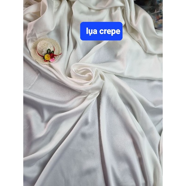 vải lụa crepe thái