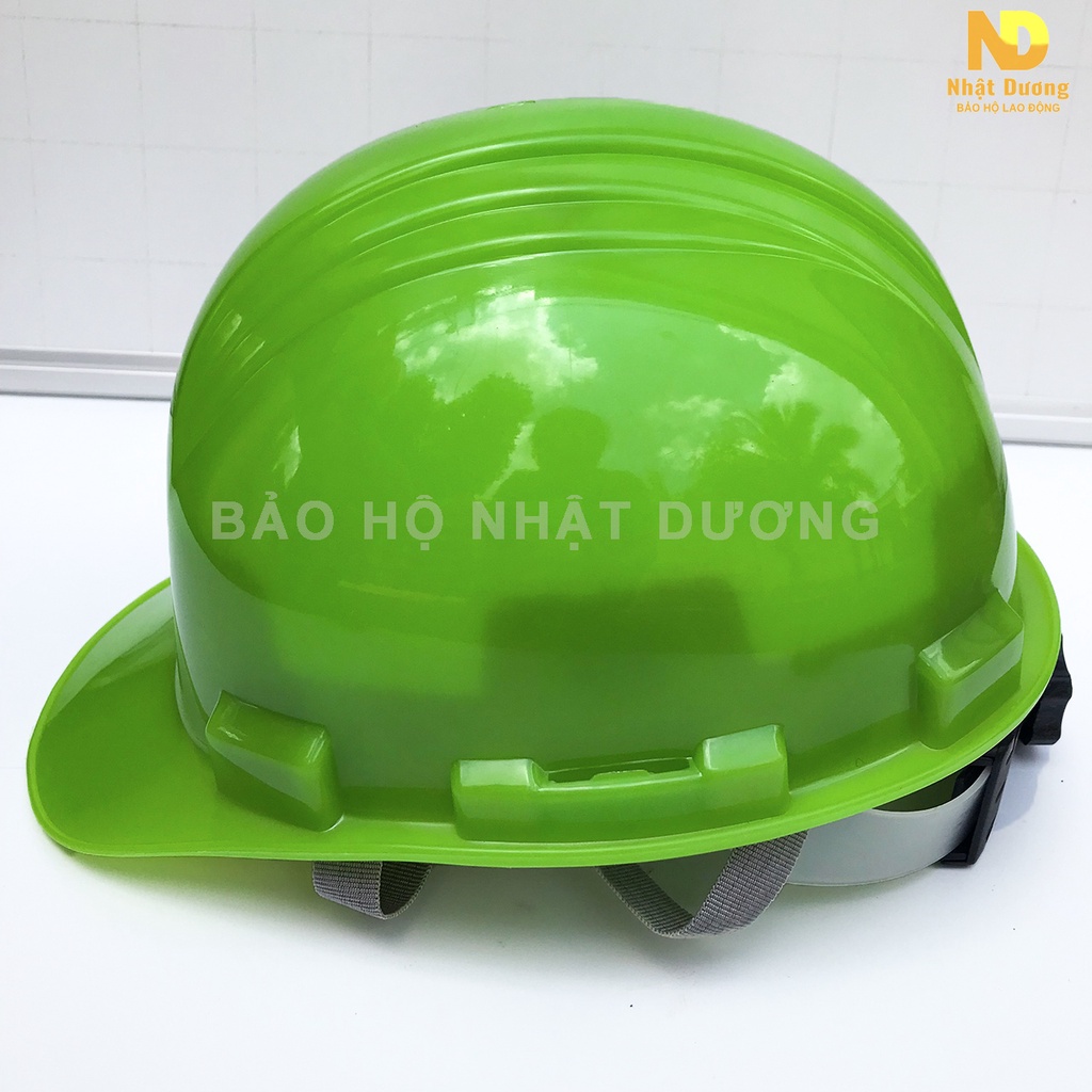 Mũ bảo hộ lao động khóa vặn màu xanh HPN03, Nón lao động công nhân
