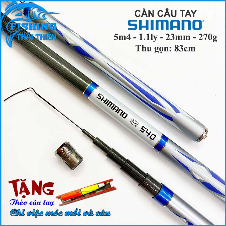 Cần câu tay Shimano Carbon 6h