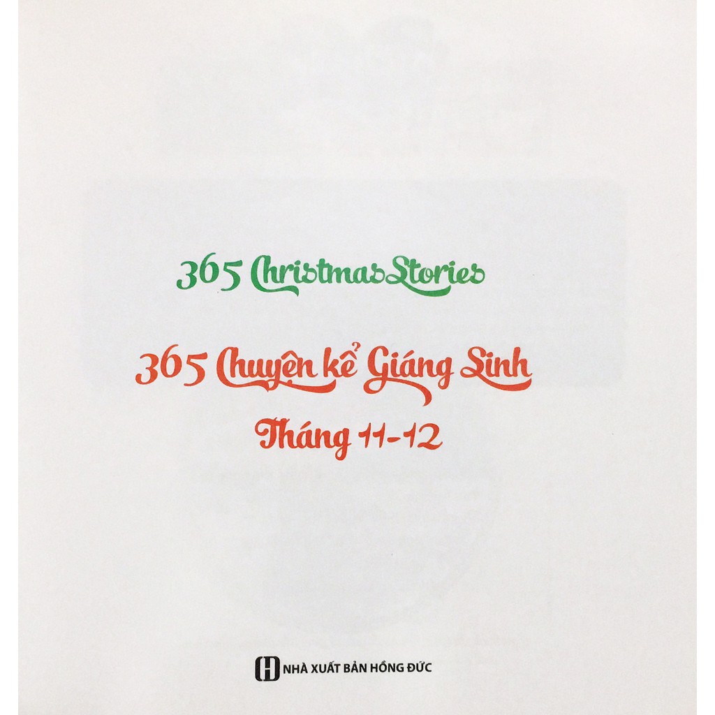 Sách - 365 Chuyện Kể Giáng Sinh Tháng 11 - 12 (Song Ngữ Anh - Việt)