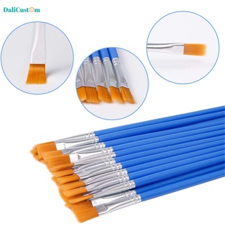Cọ Tán Vẽ Acrylic Vẽ Mỹ Thuật Đóng Set 3 Set 5 Set 10 Chiếc