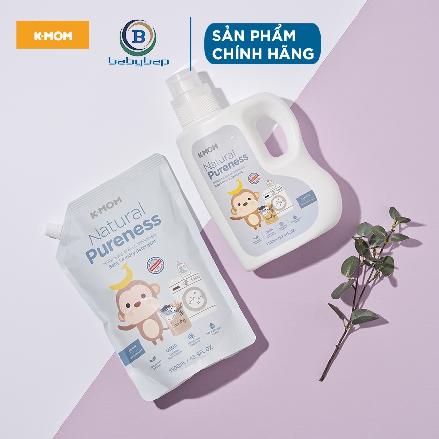 Nước Giặt Đồ Sơ Sinh Hữu Cơ K-Mom Hàn Quốc )