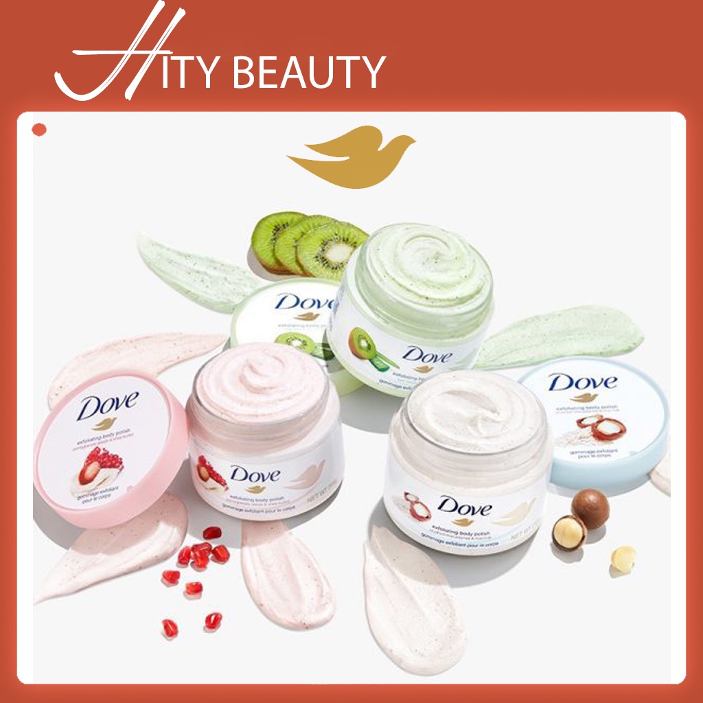 [BẢN MỸ 298g] Tẩy tế bào chết toàn thân Dove Exfoliating Body Polish 298g - Hity Beauty