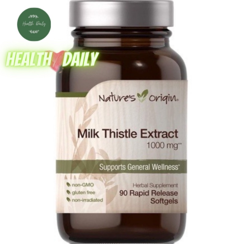 🌲🎄 Viên Uống Bổ Gan Milk Thistle Nature’s Origin 90 viên của Mỹ.