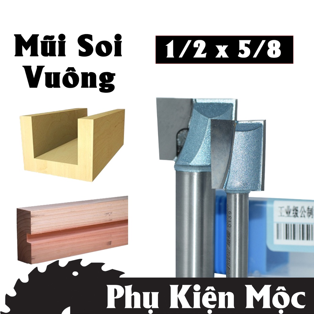 Mũi Soi Gỗ Hạ Nền, Phay Rãnh, Khoét Bản Lề Cửa, Khoan Khóa Nhập Khẩu Tideway Chính Hãng Tận Gốc