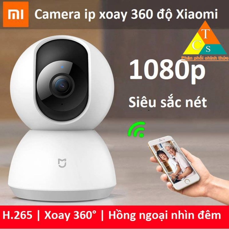 Camera wifi , camera xiaomi xoay 360 độ Xiaomi Mijia 1080p Quốc tế