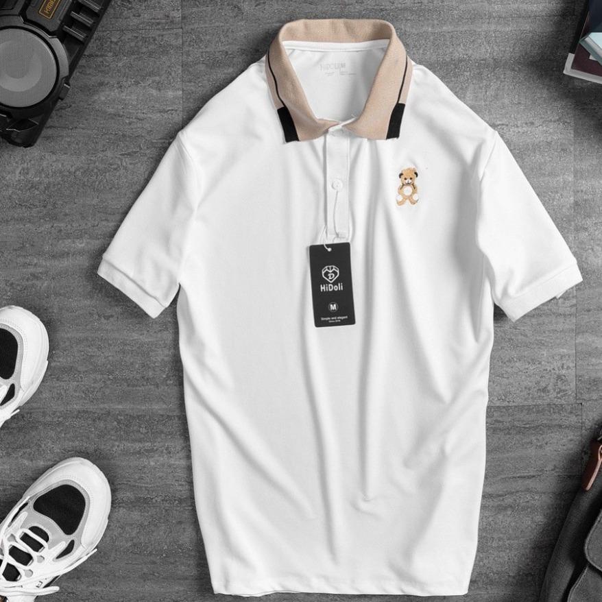 Áo polo nam logo gấu PABAKO  có 4 màu 4 size M L XL XXL