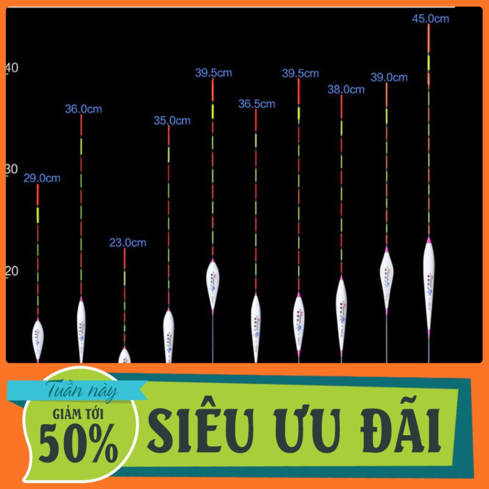 [ SIÊU ƯU ĐÃI ] Phao câu cá nano, câu đơn câu đài màu trắng họa tiết hồng câu cá nhạy, có đủ thông số mã NM Liên hệ : 09