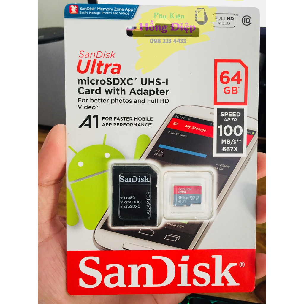 Thẻ Nhớ Sandisk 4-8-16-32-64gb Chính Hãng | BigBuy360 - bigbuy360.vn