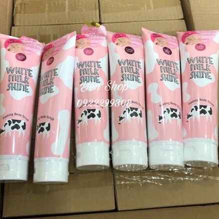 ‍♀️‍♀️‍♀️Tẩy Da Chết Toàn Thân White Milk Shine Cathy Doll Chính Hãng Thái 320ml