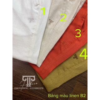 Quần Linen suông màu trơn ( 48-75kg)