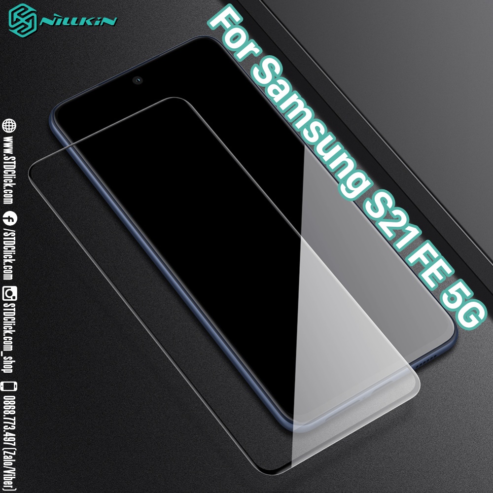 KÍNH CƯỜNG LỰC SAMSUNG GALAXY S21 FE 5G NILLKIN CP+PRO 2.5D CHÍNH HÃNG