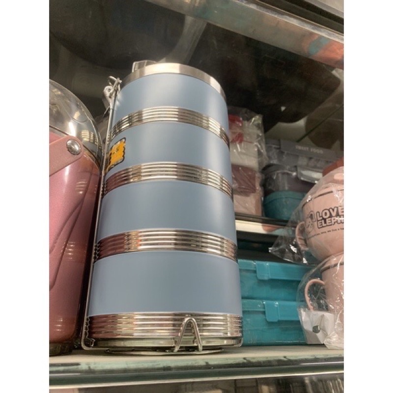 Cặp lồng giữ nhiệt inox 304 nhiều tầng giữ nhiệt đến 10h, cặp lồng ủ cơm cháo 2 lớp inox 304 hàng chuẩn xịn