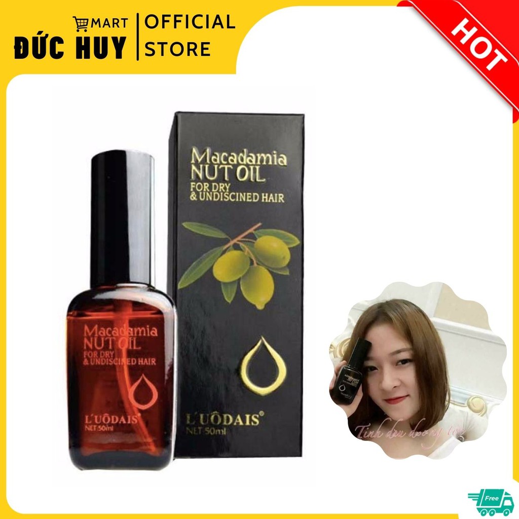 Tinh Dầu Dưỡng Tóc Maca Damia Nut Oil,Thấm vào tóc nhanh và nuôi dưỡng từ lõi tóc