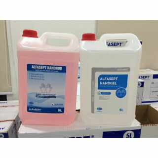 Can 5 Lít Dung Dịch Xát Khuẩn Alfasept Handrub (Chuyên Dùng Cho Bệnh Viện)