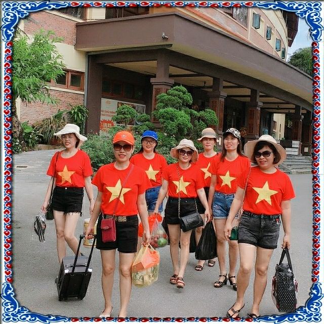 Áo cờ đỏ sao vàng - trẻ em+ người lớn