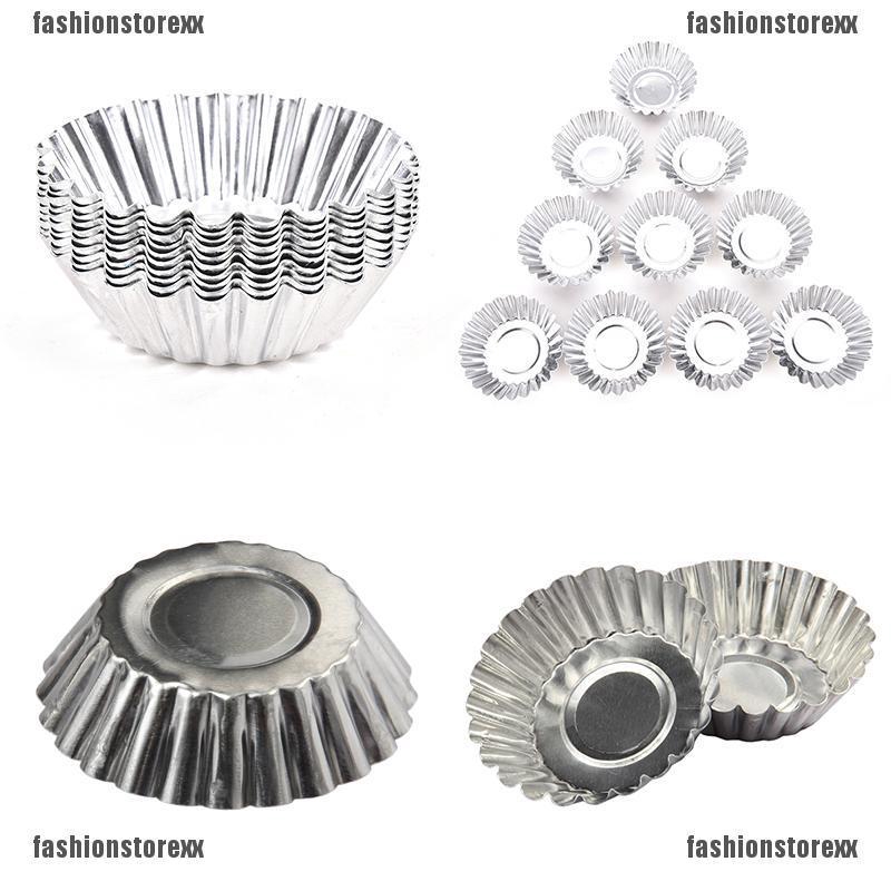Set 10 Khuôn Làm Bánh Tart Trứng