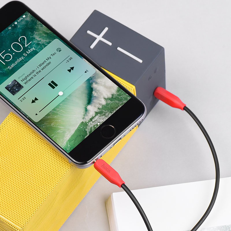 Dây Cáp Âm Thanh AUX HOCO UPA11 Cổng Kết Nối 3.5mm Dài 100cm - BẢO HÀNH 12 THÁNG 1 ĐỔI 1