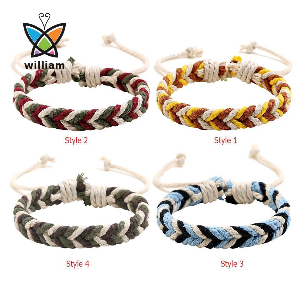 Vòng Tay Dây Bện Phong Cách Cổ Điển Boho Nhiều Màu Sắc | BigBuy360 - bigbuy360.vn