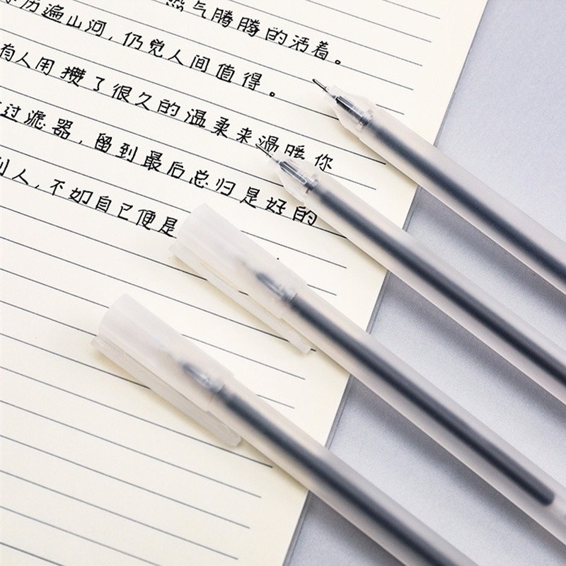 Set 10 Bút Mực Đen Ngòi 0.5mm