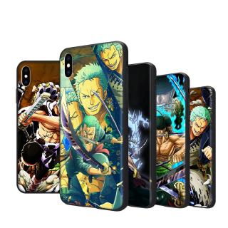 Ốp điện thoại mềm họa tiết nhân vật hư cấu roronoa zoro thích hợp cho iPhone 5 5s 6 6s plus 7 8 se x xr xs max