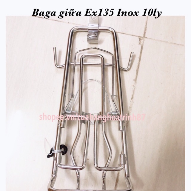 BAGA GIỮA  EXCITER 135-150 INOX 10LY