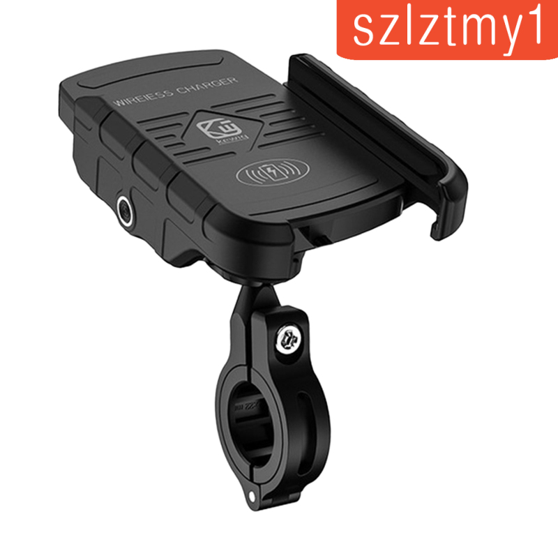 [Thunder] Motorcycle 15W Qi Cell Phone Holder for 3.5-6.5 inch Cellphones