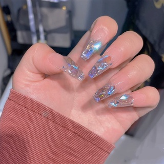 Móng giả thiết kế đính đá 🦋🦋🦋