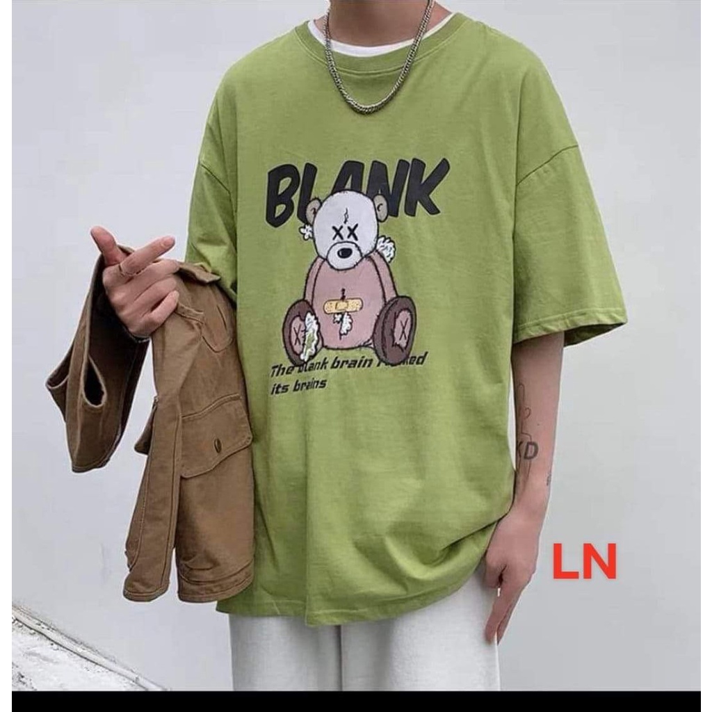[RẺ VÔ ĐỐI] Áo phông gấu in chữ form thụng chất liệu cotton
