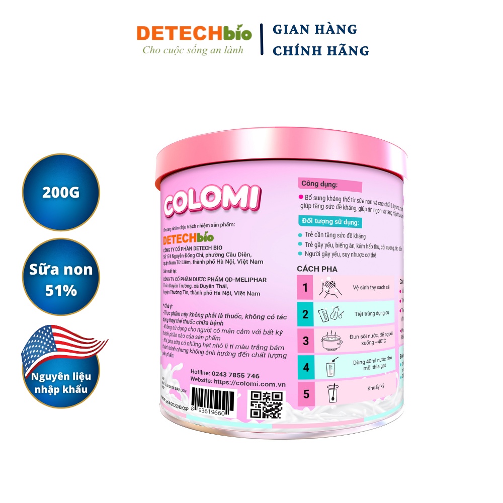 Combo 2 Sữa non COLOMI dành cho trẻ em