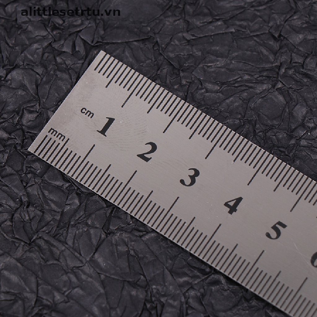 Bộ 3 Thước Đo Bằng Thép Không Gỉ 15cm / 20cm / 30cm Chuyên Dụng Cho Kỹ Thuật / Trường Học