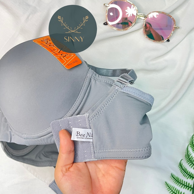 Áo ngực nữ big size không mút cúp D, có gọng, đồ lót, nội y cao cấp Thái Lan Be Ná 8569, Sinny