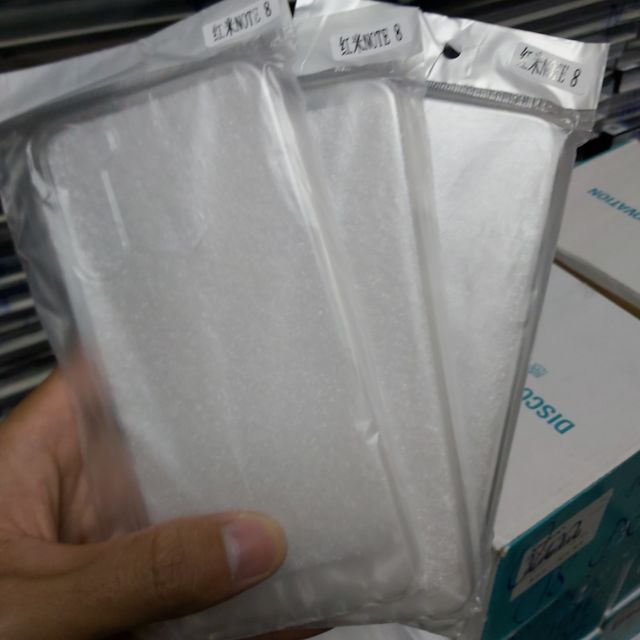 Ốp lưng silicon xiaomi note 8 dẻo trong suốt cao cấp