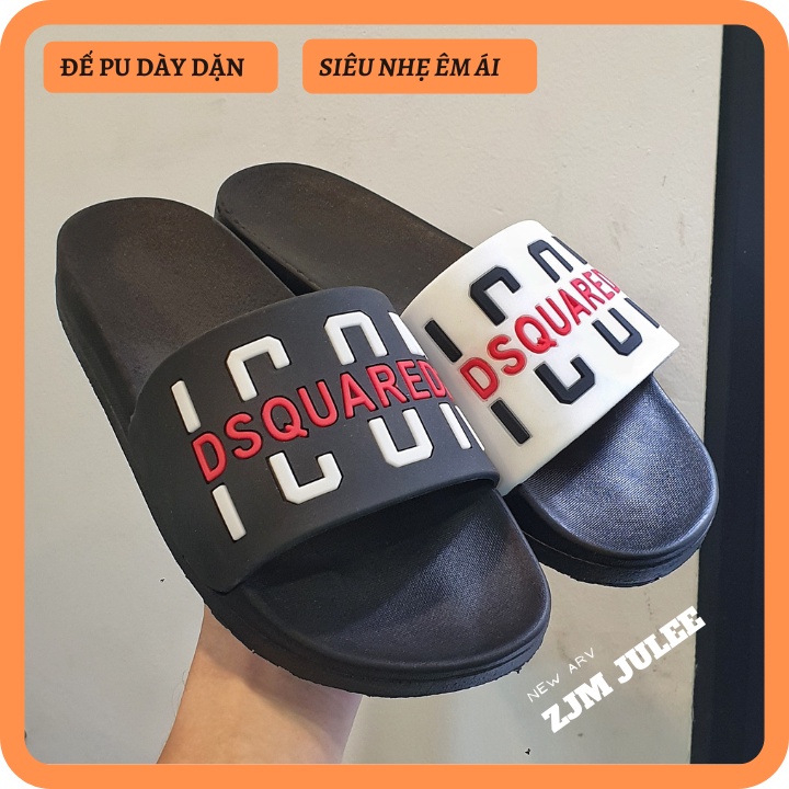 Dép nam quai ngang chống trượt DSQ2022 nhiều màu -dép nam đế cao bản mới êm chân