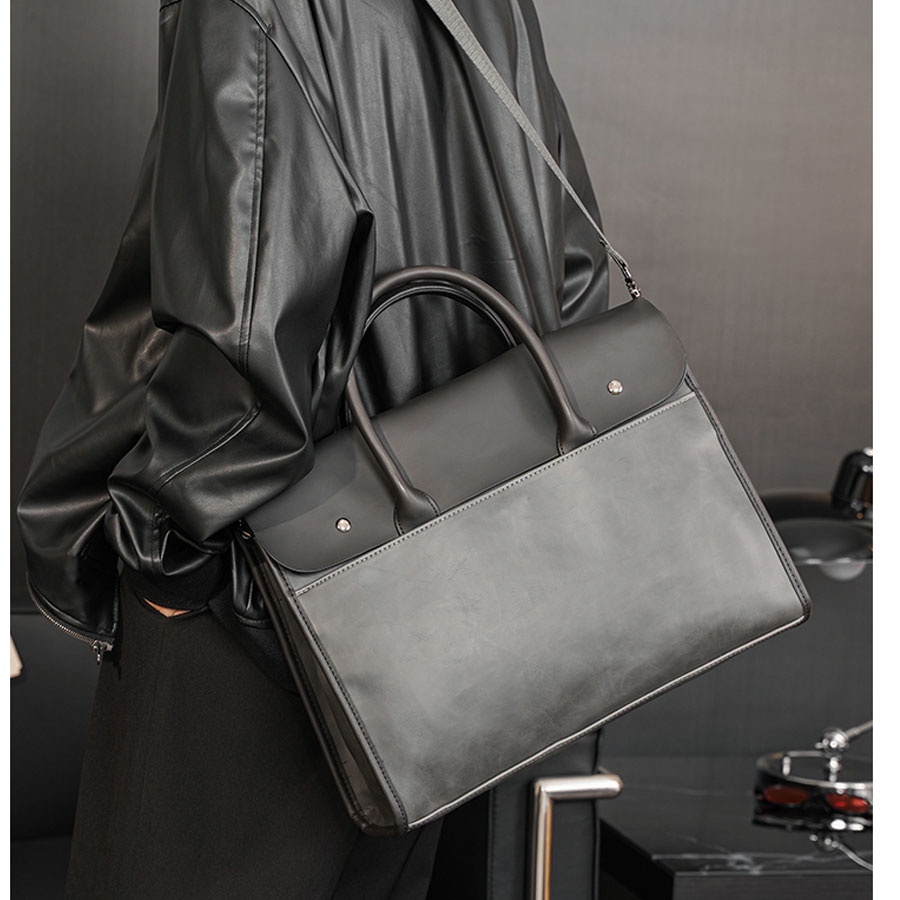 Túi xách nam hàn quốc, túi đeo vai thời trang, cặp công sở nam