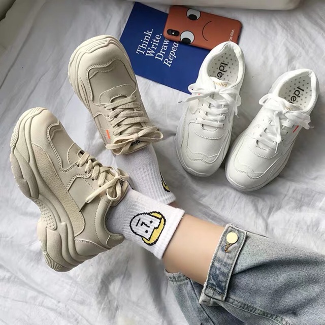 Giày Nữ Đẹp🍁FREESHIP🍁 Giày Sneaker Nữ Năng Động Cá Tính Chuẩn Hàn Quốc