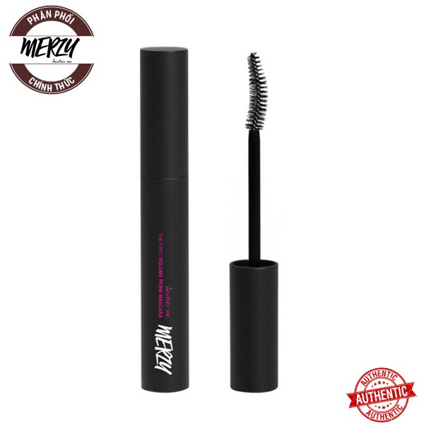 [Mã giảm giá Mỹ phẩm chính hãng] Mascara Làm Dày Mi, Chống Trôi, Không Lem Suốt Ngày Dài Merzy The First Mascara