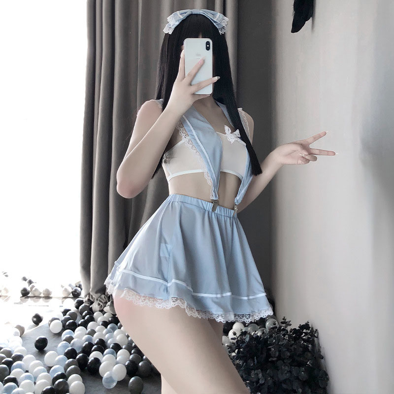 Bộ Đồng Phục Hóa Trang Nữ Hầu Gái Gợi Cảm Quyến Rũ