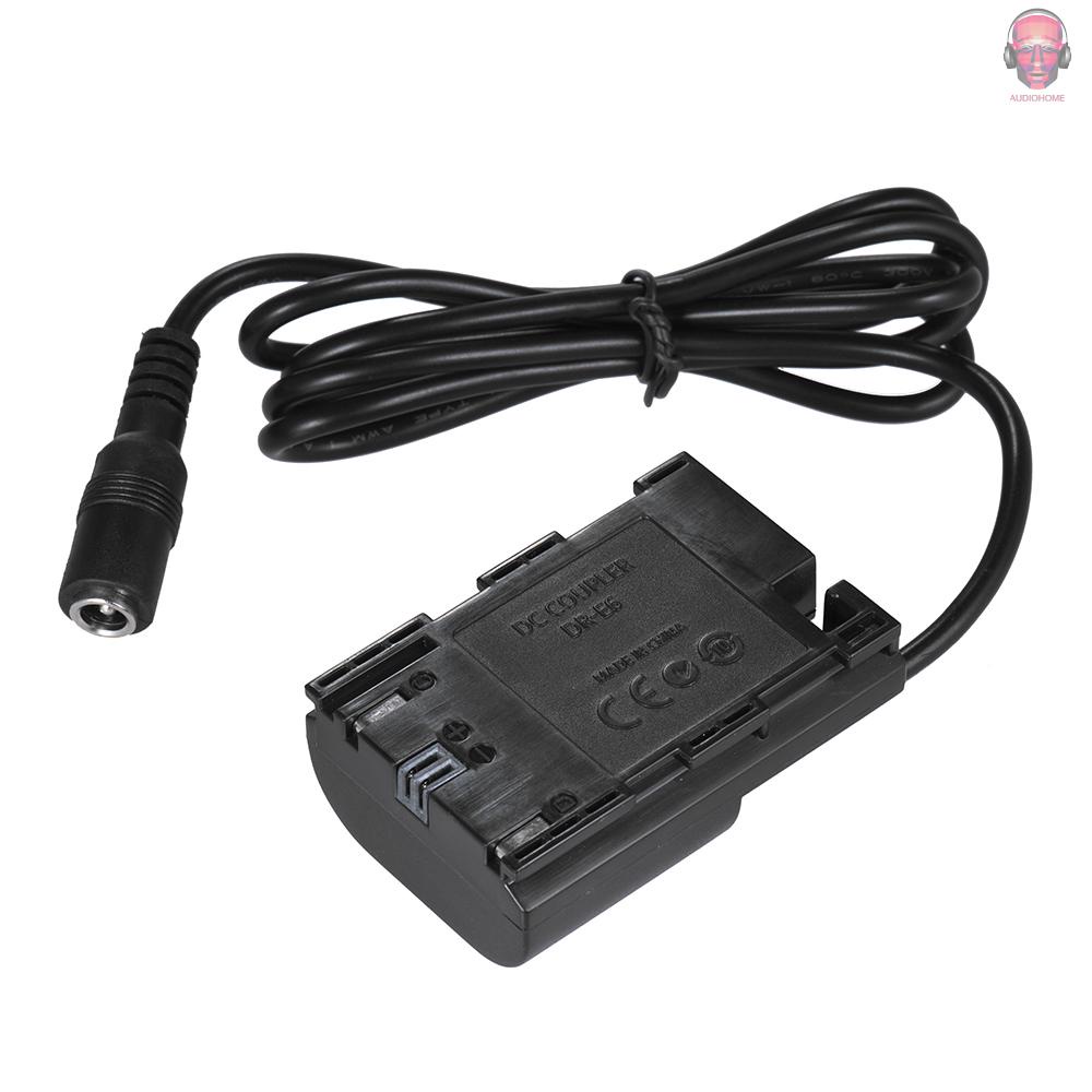 Mới Đầu Nối Pin Andoer Lp-E6 Dc Cho Máy Ảnh Eos 5dsr 5div 5d2 5d3 80d 7dii 70d 60d 6d 7d Dslr